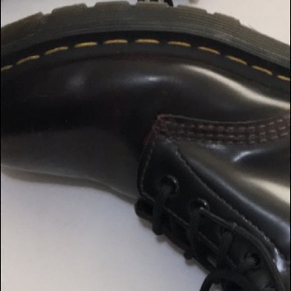 DR Martens Cherry Lace Red Docs 1460 Boots Size 38 - Picture 15 of 16